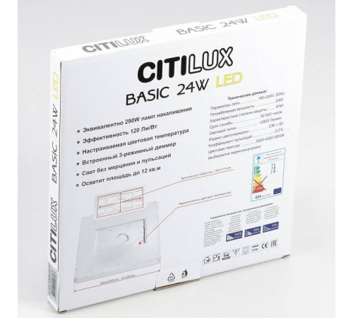 Накладной светильник Citilux Бейсик CL738K241V
