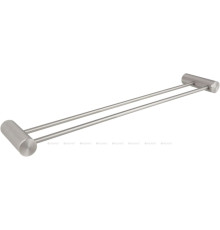 Держатель для полотенец Allen Brau Priority 4.0 двухрядный 600x113x35 мм брашированный никель 6.31C12-BN