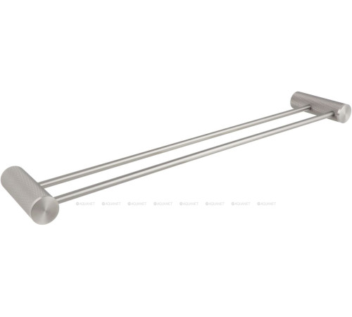 Держатель для полотенец Allen Brau Priority 4.0 двухрядный 600x113x35 мм брашированный никель 6.31C12-BN