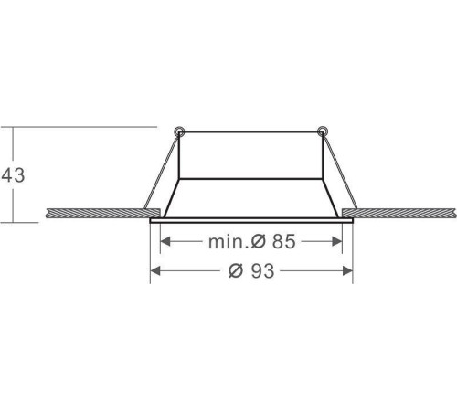 Встраиваемый светильник Deko-Light Auva 110005