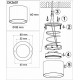 Накладной светильник Denkirs LUND DK2601-BK