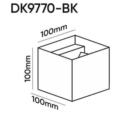 Накладной светильник Denkirs DK9770-BK