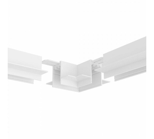 Соединитель угловой L-образный для треков Denkirs Smart TR2112-WH