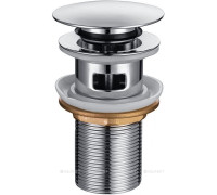 Донный клапан Allen Brau Priority Round 1 1/4 с переливом хром 5.31023-00