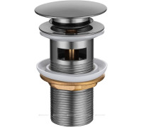 Донный клапан Allen Brau Priority Round 1 1/4 с переливом графит брашированный 5.31023-MG