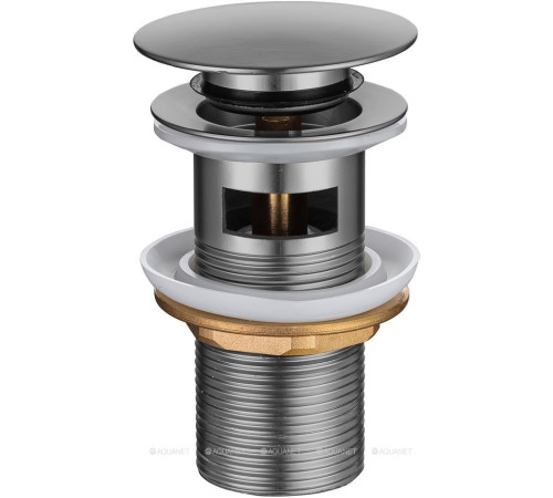 Донный клапан Allen Brau Priority Round 1 1/4 с переливом графит брашированный 5.31023-MG