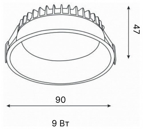 Встраиваемый светильник DesignLed WL-BQ 00-00005649