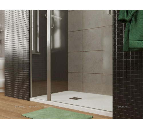 Душевая дверь Allen Brau Priority 1200 мм стекло Optiwhite черный брашированный алюминий 3.31033.BBA