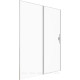 Дверь в нишу Allen Brau Priority 1400 мм стекло Optiwhite браш. алюминий 3.31011.BA