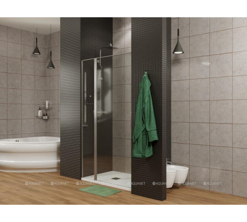 Душевая дверь в нишу Allen Brau Priority 900 мм стекло Optiwhite черный 3.31003.BBA