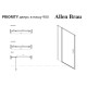 Душевая дверь Allen Brau Priority 900 мм стекло Optiwhite 8 мм хром 3.31025.00
