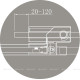 Душевая дверь в нишу Cezares Slider 90-100 см прозрачное стекло черный SLIDER-B-1-90/100-C-NERO