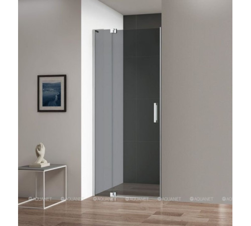 Душевая дверь в нишу Cezares Slider 90-100 см серое стекло хром SLIDER-B-1-90/100-GRIGIO-Cr