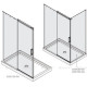 Душевая дверь Jacob Delafon Contra 120х195 см раздвижная прозрачное стекло E22C120-GA