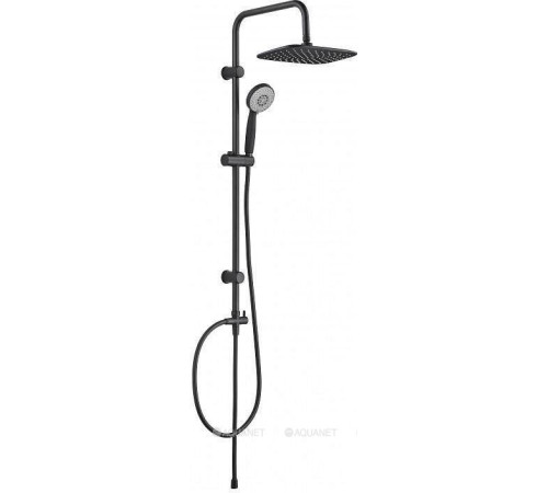 Душевая колонна Aquanet Passion RC без смесителя черный матовый AF300-70-RC-B