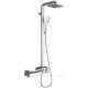 Душевая колонна Aquanet SF1706CS-1 со смесителем и полкой хром SF1706CS-1