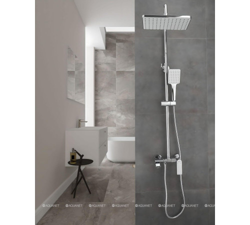 Душевая система Haiba HB24639 с изливом и тропическим душем хром HB24639