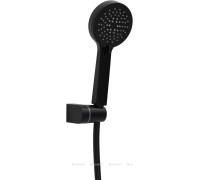 Душевой набор Allen Brau ECLIPSE ручной душ с держателем и шлангом 1500 мм черный матовый 5.E1005-31