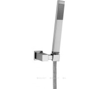 Душевой набор Paffoni Level лейка с поворотным держателем и шлангом 1500 мм хром ZDUP059CR