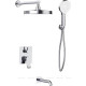 Душевой комплект Haiba HB80553 хром