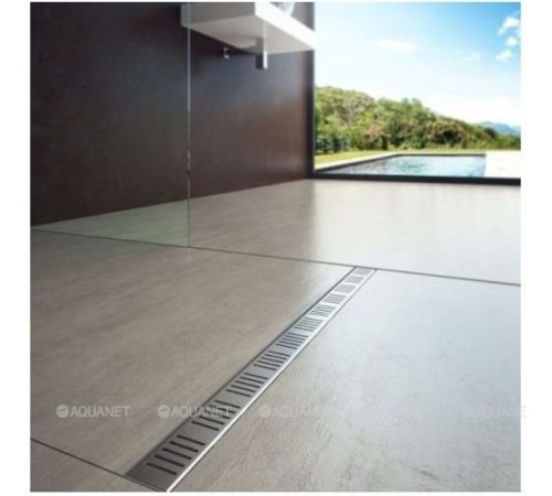 Водоотводящий желоб Alca Simple APZ10-850M с порогами 850 мм APZ10-850M