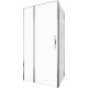 Душевое ограждение Allen Brau Priority 1000x800 мм 8 мм хром 3.31028.00/3.31040.00