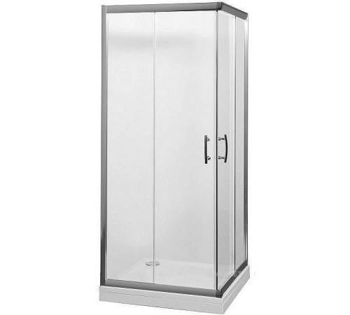 Душевое ограждение Aquanet Alfa Cube 1000х1000х2000 мм стекло прозрачное хром NAA1142