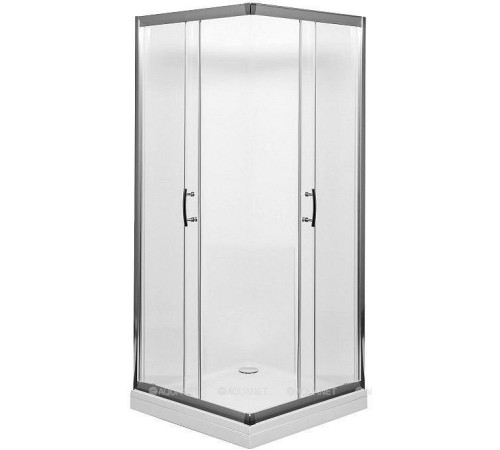 Душевое ограждение Aquanet Alfa Cube 1000х1000х2000 мм стекло прозрачное хром NAA1142