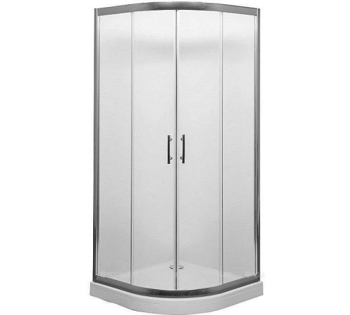 Душевой уголок Aquanet Alfa 1000х1000х2000 мм R550 стекло прозрачное хром NAA2142