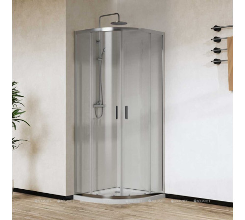 Душевой уголок Vincea City 800х800 мм хром стекло прозрачное VSQ-5CT800CL