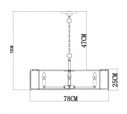 Подвесной светильник Divinare Ostin 1100/02 SP-8