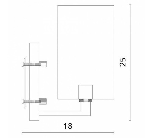 Бра Divinare Porta 5933/01 AP-1