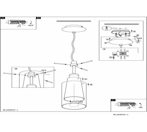Подвесной светильник Eglo ПРОМО Pinto 89832