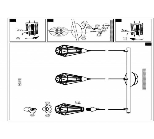 Подвесной светильник Eglo ПРОМО Tarbes 94189