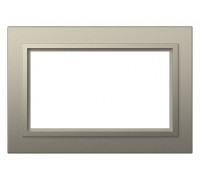 Рамка для двойной розетки Elbi Eleсtriс Zena 608-011400-907