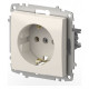 Розетка с заземлением, без рамки Elbi Eleсtriс Zena Vega 609-010200-217