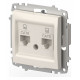 Розетка двойная Ethernet RJ-45 без рамки Elbi Eleсtriс Zena Vega 609-010200-248