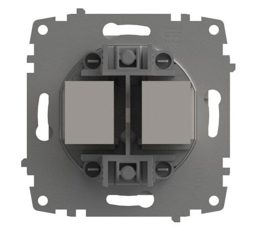 Розетка двойная RJ-12 и Ethernet RJ-45, без рамки Elbi Eleсtriс Zena Vega 609-010200-249