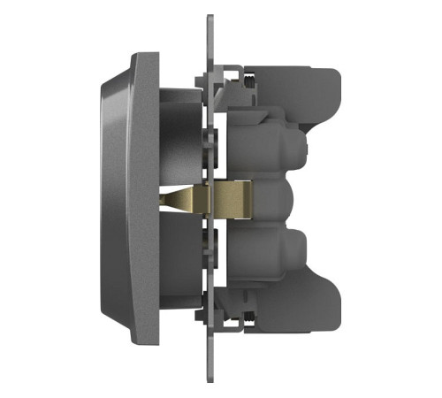 Розетка двойная с заземлением, без рамки Elbi Eleсtriс Zena Vega 609-011000-907