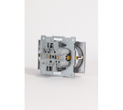 Розетка двойная с заземлением, без рамки Elbi Eleсtriс Zena Vega 609-011000-907