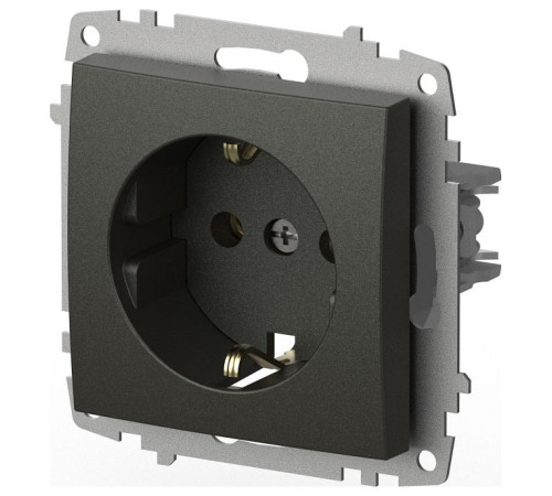 Розетка с заземлением, без рамки Elbi Eleсtriс Zena Vega 609-011100-217