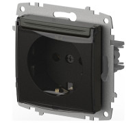 Розетка с заземлением с крышкой, без рамки Elbi Eleсtriс Zena Vega 609-011100-218
