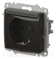 Розетка с заземлением с крышкой, без рамки Elbi Eleсtriс Zena Vega 609-011100-218