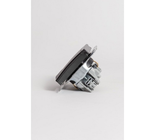 Розетка с заземлением с крышкой, без рамки Elbi Eleсtriс Zena Vega 609-011100-218