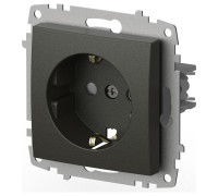 Розетка с заземлением и со шторкой, без рамки Elbi Eleсtriс Zena Vega 609-011100-243