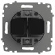 Розетка двойная Ethernet RJ-45 без рамки Elbi Eleсtriс Zena Vega 609-011400-248