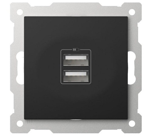 Розетка 2хUSB type A без рамки Elbi Eleсtriс Zena Vega 609-014800-143