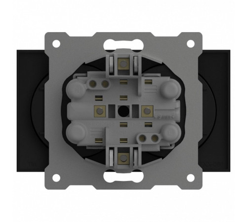 Розетка двойная без заземления, без рамки Elbi Eleсtriс Zena Vega 609-014800-908