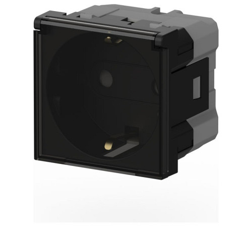 Розетка с заземлением с крышкой, без рамки Elbi Eleсtriс Moda Vox 611-044832-218