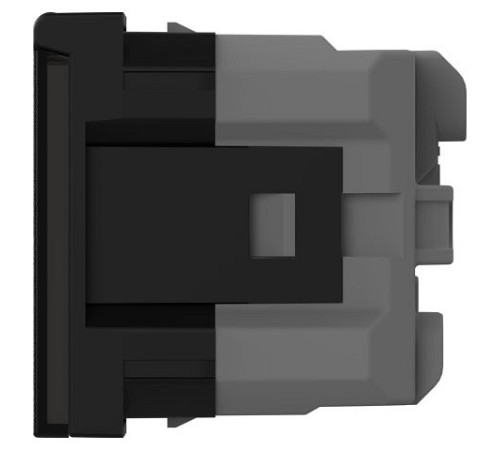 Розетка с заземлением с крышкой, без рамки Elbi Eleсtriс Moda Vox 611-044832-218